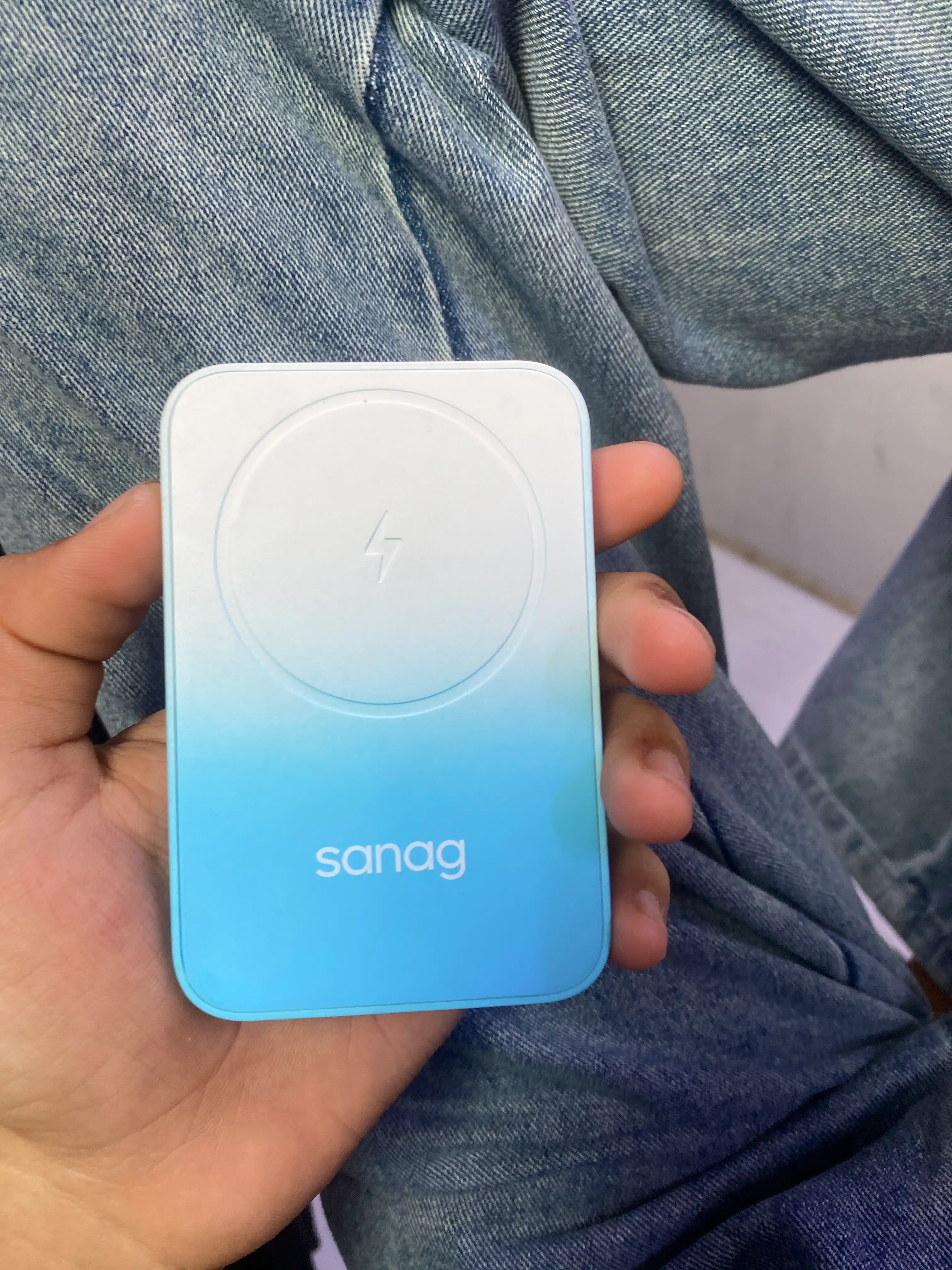 Power Bank Sanag K67 5000mAh, беспроводная зарядка MagSafe 15W, быстрая зарядка PD 20W