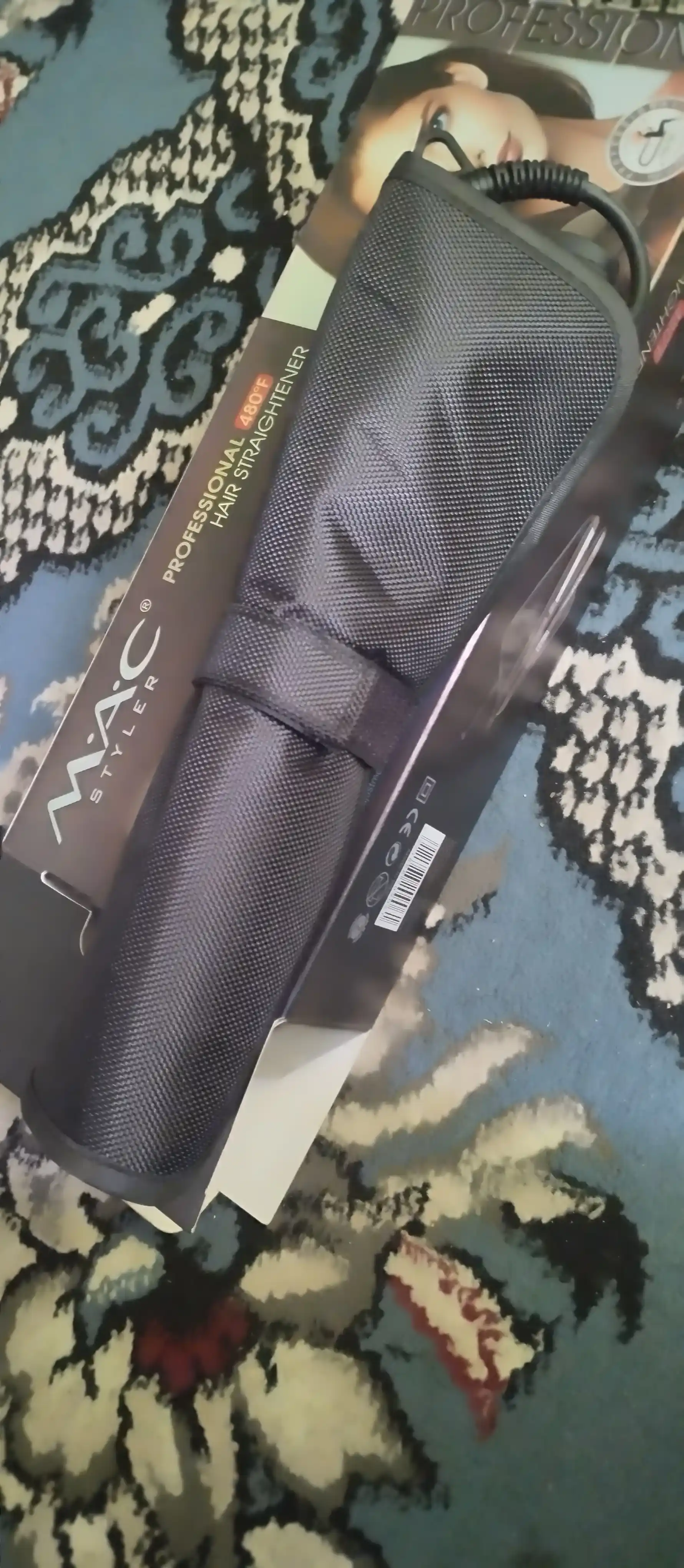 Professional TITAN-CERAMIC  soch tekislovchi dazmol MAC Styler MC-2021, LCD displeyli