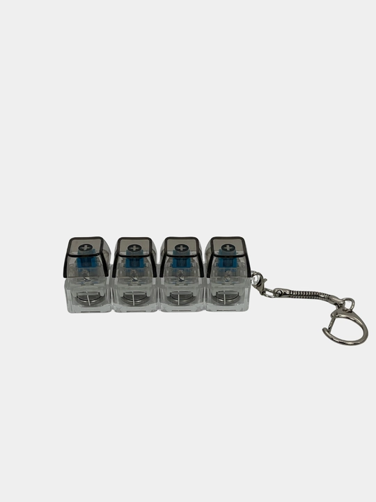 Антистресс клавиши, мини keyboard switch брелок, 4 кнопки, click toy