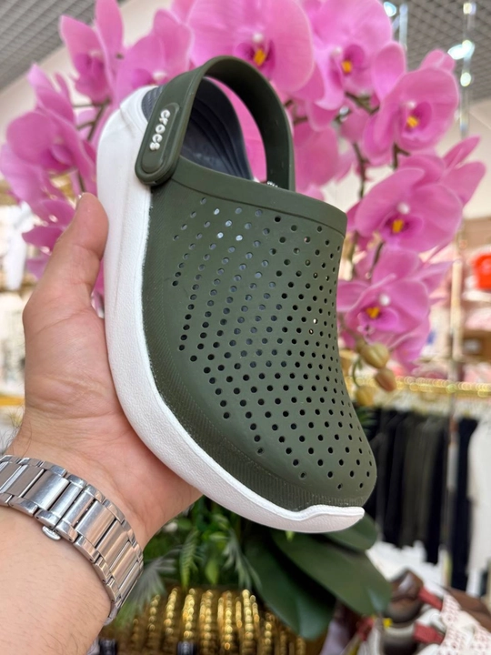 Crocs 36-40 shippaklari, yengil sabo, qulay clog, qora, Vetnam