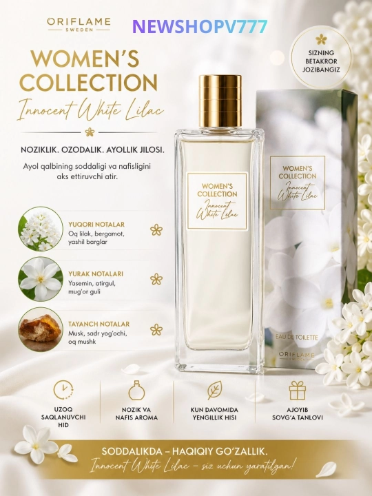 Woman Collection White Lilac ayollar uchun maxsus atir 50 ml - 