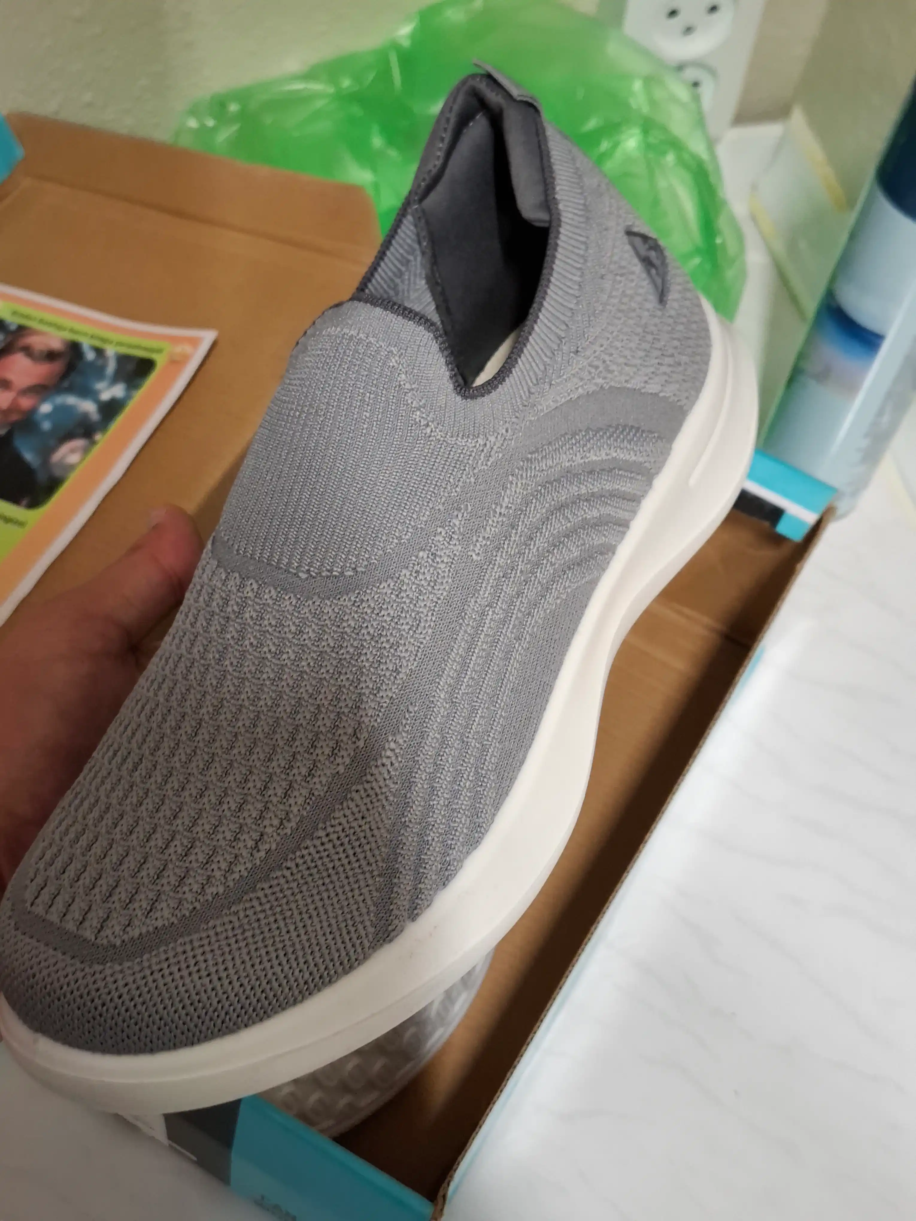 Erkaklar krossovkasi, slipon oyoq kiyim, kuzgi oyoq kiyim, qulay kundalik sport krossovka