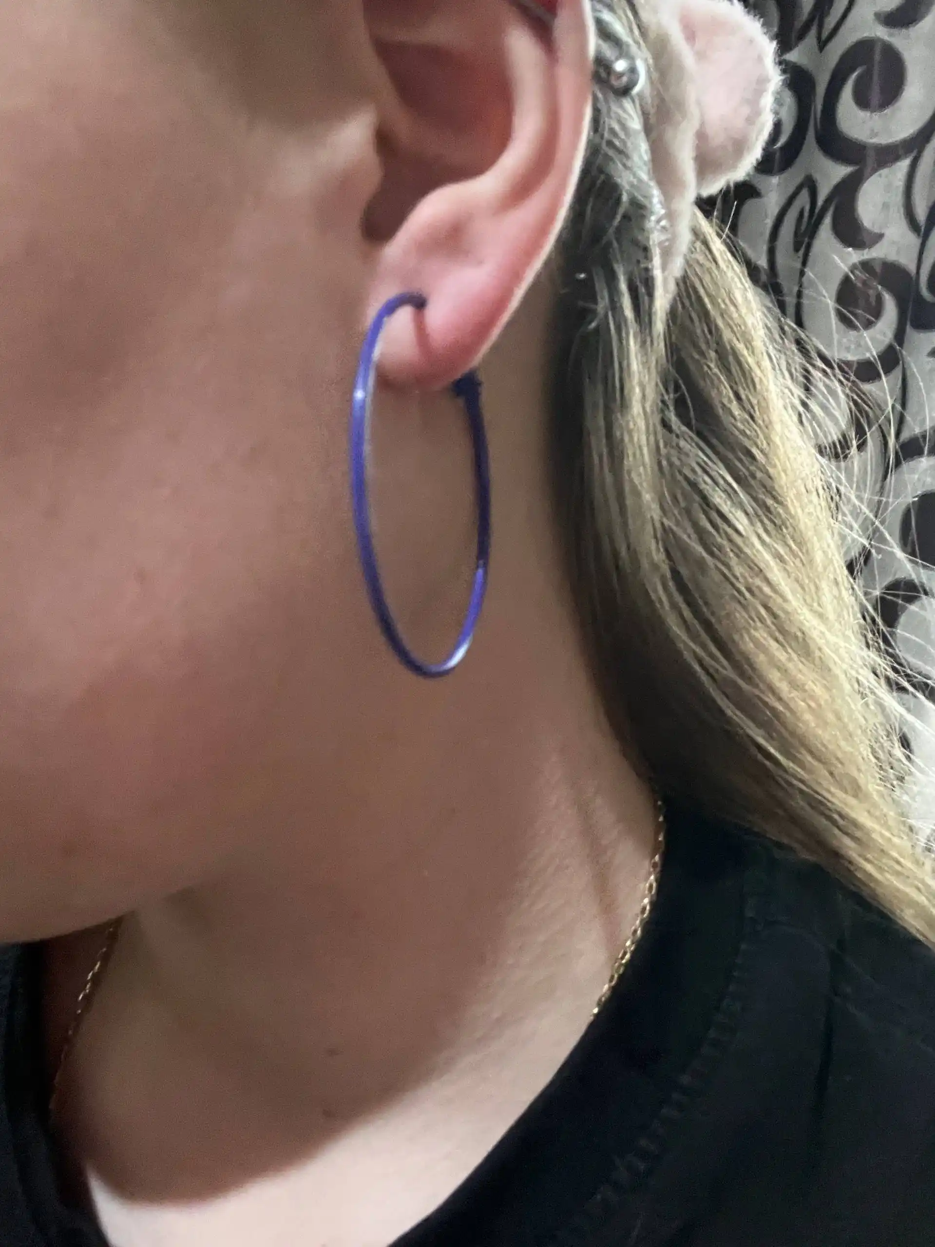 Серьги кольца, 6 пар, большие, маленькие, набор, бижутерный сплав
