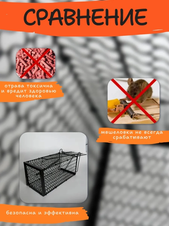 Kalamush tutqich, qafas, kalamush va sichqonlar uchun insoniy tuzoq
