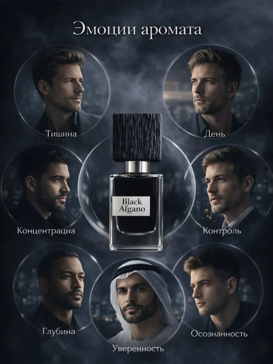 Black Afgano atir, erkaklar uchun atir Black Afgano Nasomatto, Probnik, 5 ml, 10 ml, 20 ml