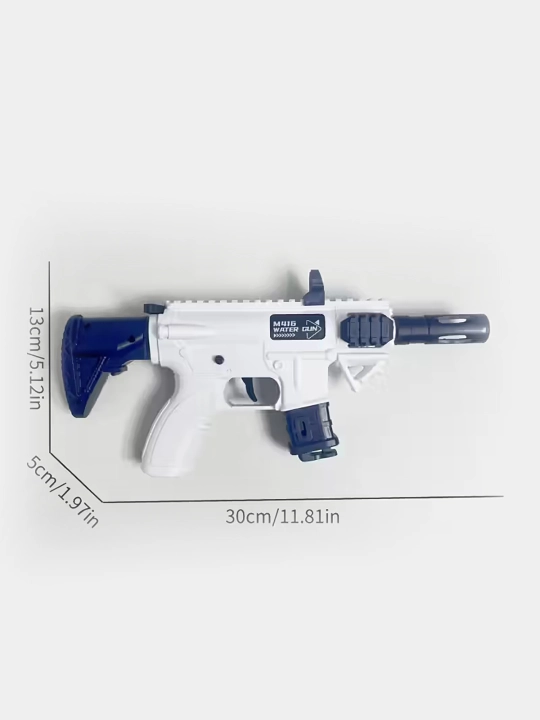 M416 Suvli Qurol Inersiyali Zaryadlash Mexanizmi bilan (Oq-ko'k)