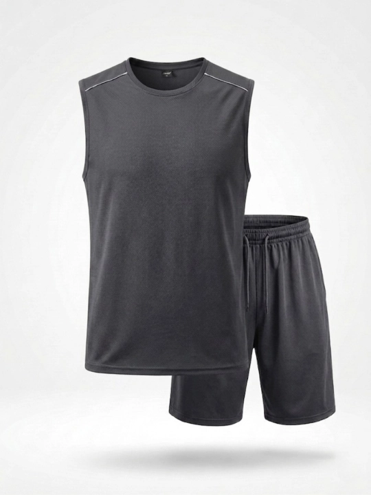Ikki qismli erkaklar komplekti, ikki qismli sport kiyimi