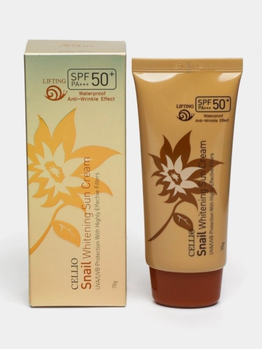 Солнцезащитный крем SPF50 PA+++ для лица и тела 70 г защита и увлажнение
