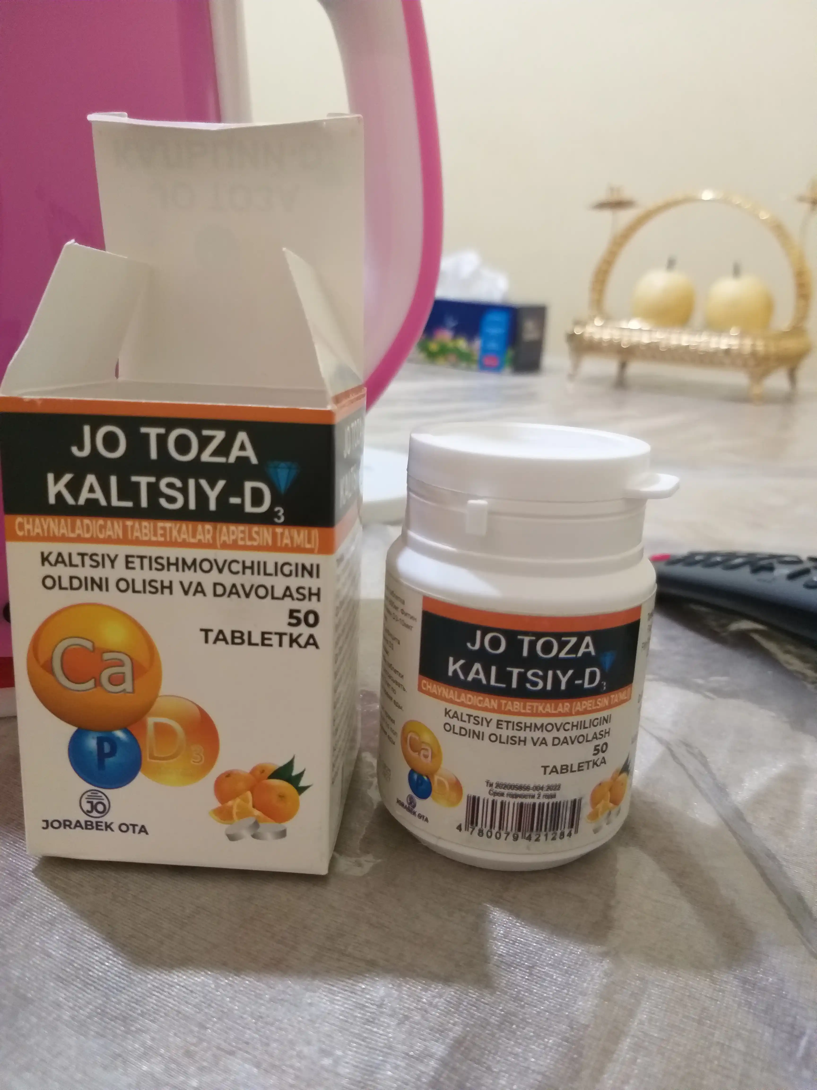 Kalsiy D3 – D vitamini bilan suyaklar va tishlar salomatligi uchun