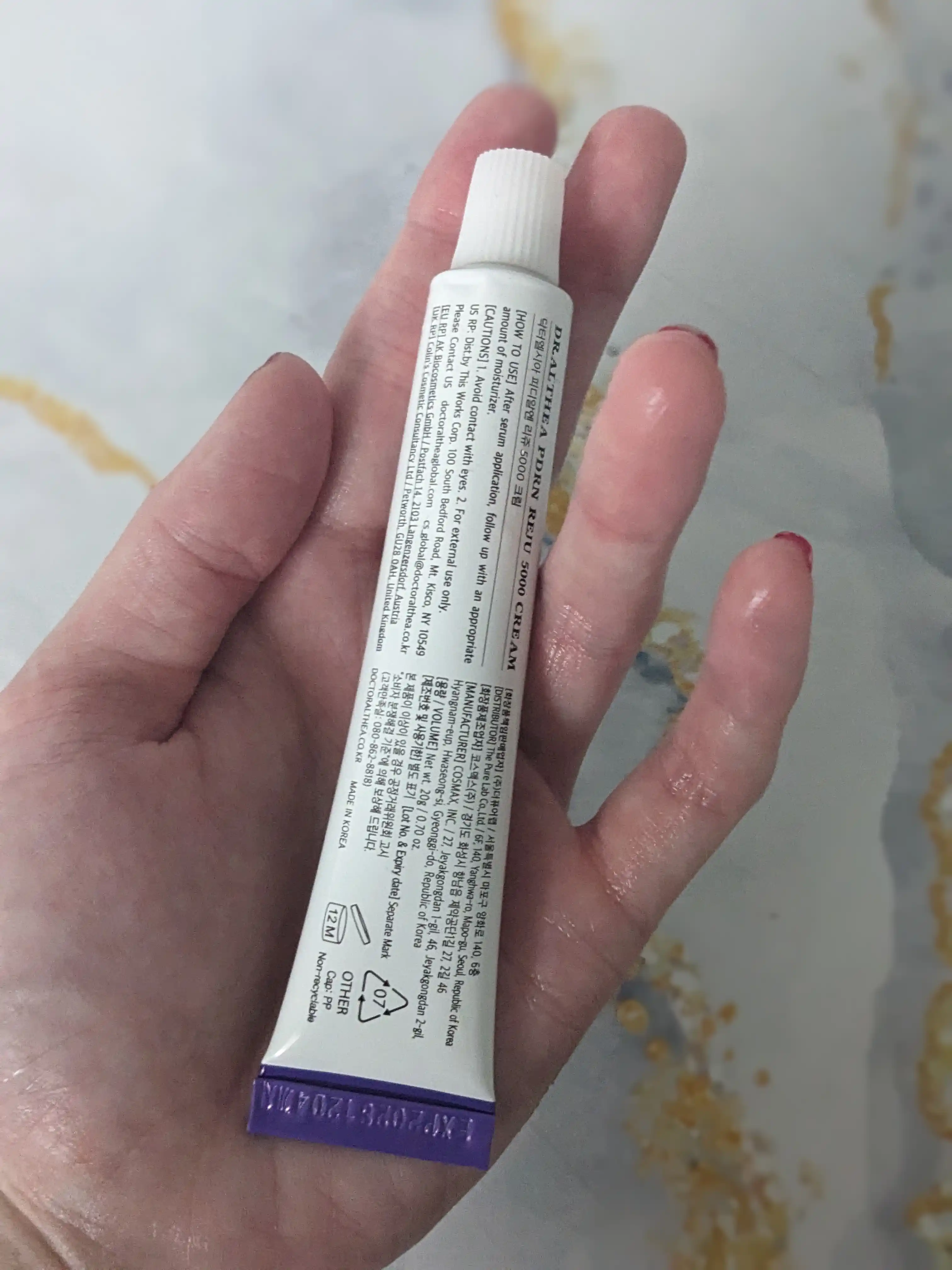 Крем для лица Dr.Althea 345 relief восстанавливающий, aqua, с PDRN, melaclear, reju 5000