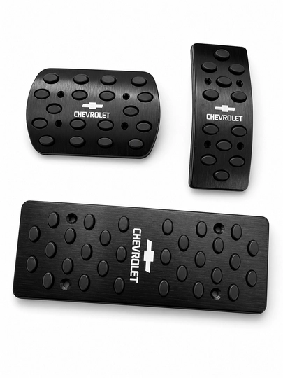 Chevrolet uslubidagi avtomobil pedal qoplamalari to‘plami
