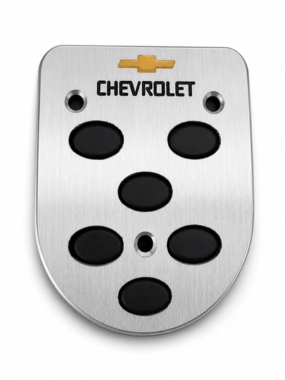 Chevrolet uslubidagi avtomobil pedal qoplamalari to‘plami
