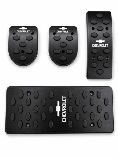 Chevrolet uslubidagi avtomobil pedal qoplamalari to‘plami