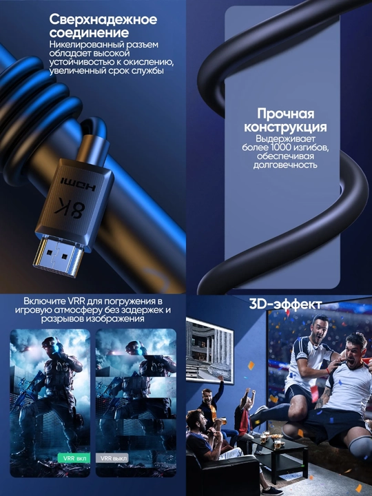 UGREEN Кабель HDMI 8K HD175