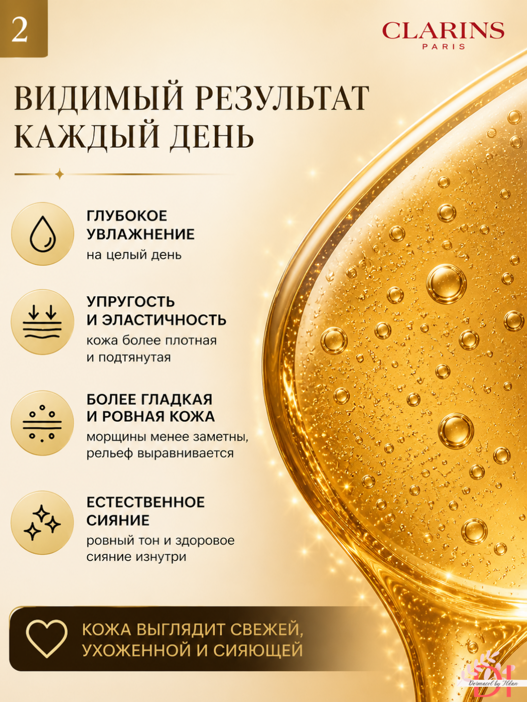 Антивозрастная сыворотка Clarins Double Serum – гладкость и упругость кожи