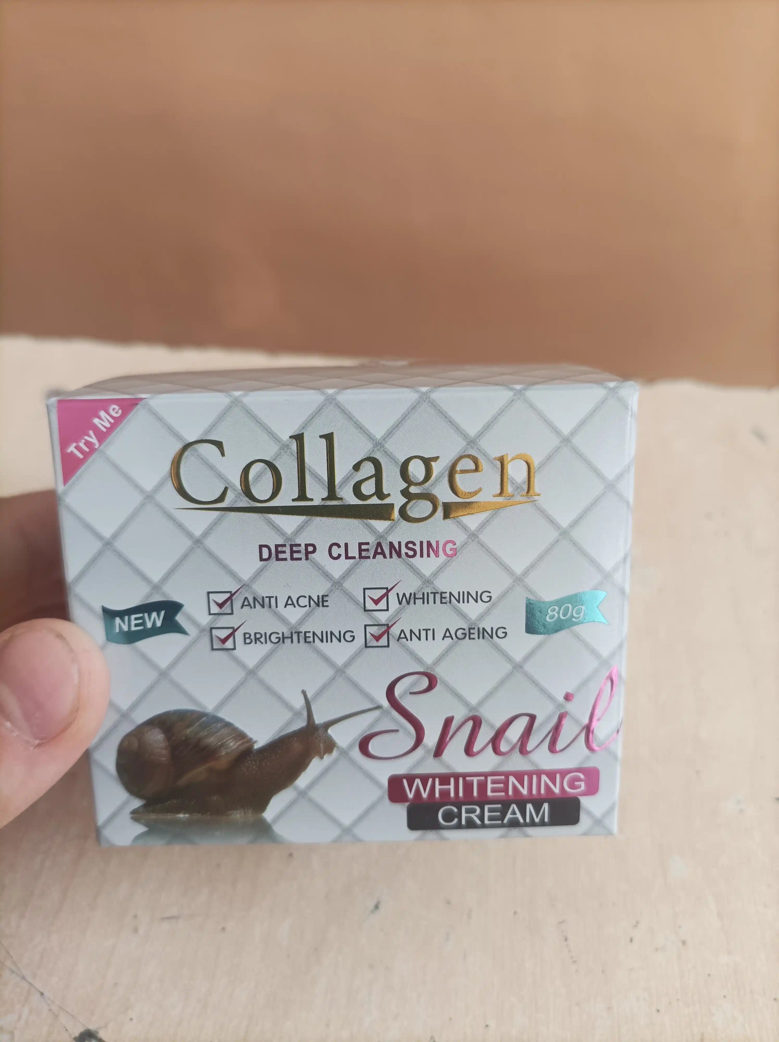 Крем для лица Collagen, отбеливающий крем, анти-акне и антивозрастной, 4 в 1, 80 г