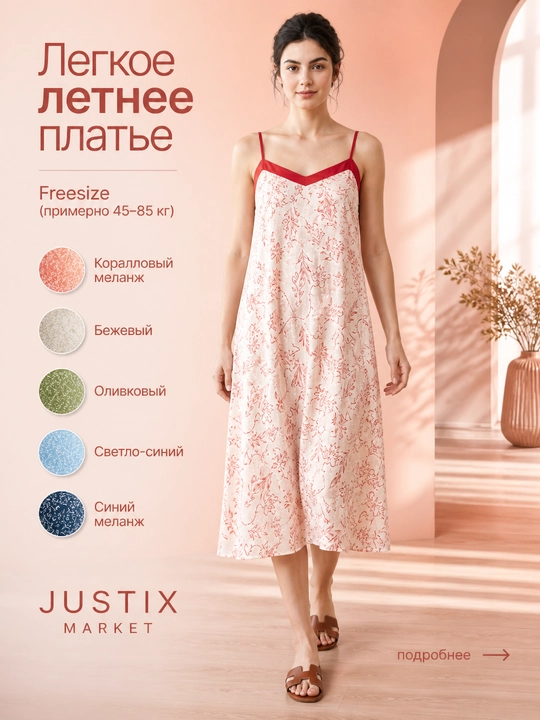Ayollar tungi ko‘ylagi, yozgi slip dress, viskoza, keng fason, uy kiyimi