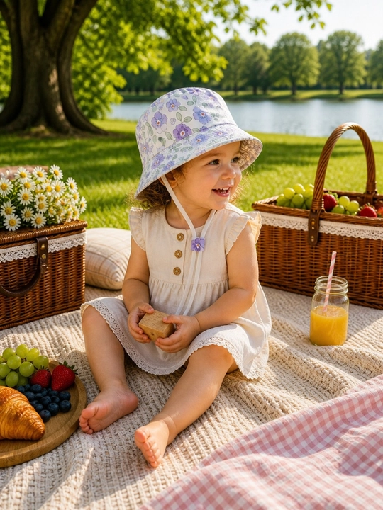 Детская панамка для девочек - 