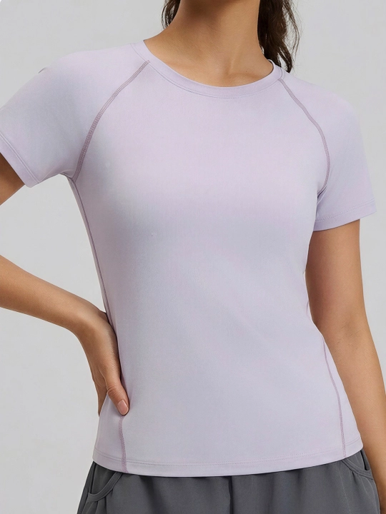 Женская футболка Slimfit, Фитнес одежда, женская спортивный рашгард, футболка