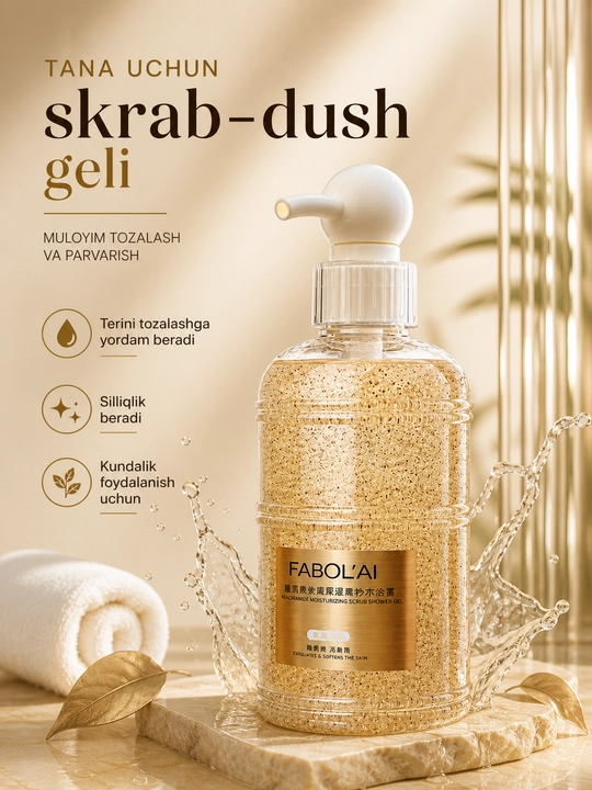FABOL’AI xushbo‘y dush geli, kundalik foydalanish uchun, 500 ml
