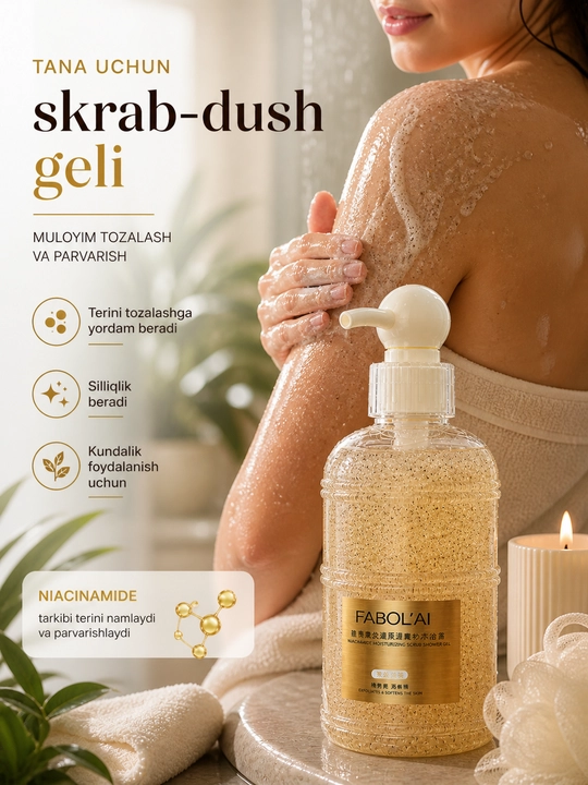FABOL’AI xushbo‘y dush geli, kundalik foydalanish uchun, 500 ml
