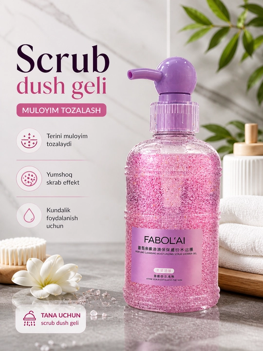 FABOL’AI xushbo‘y dush geli, kundalik foydalanish uchun, 500 ml