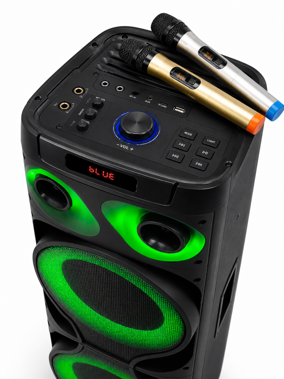 Портативные Bluetooth колонки – мощный бас, LED, USB/TF, беспроводные