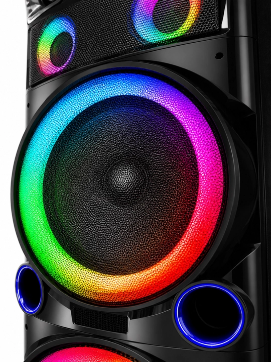 Портативные Bluetooth колонки – мощный бас, LED, USB/TF, беспроводные