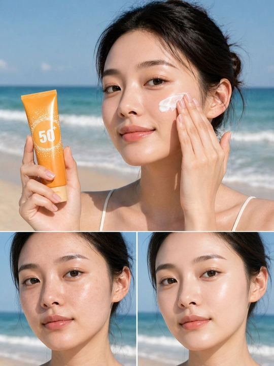 SPF krem, quyoshdan himoya qiluvchi Deoproce Hyaluronic Cooling Sun Gel SPF 50+