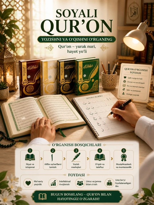 Теневой Коран для письма: пропись-каллиграфия, Исламский подарок