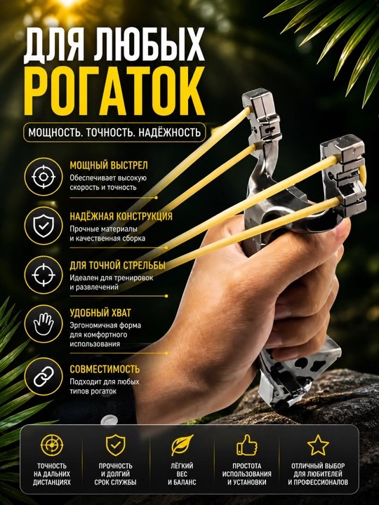 Готовые резинки для рогатки