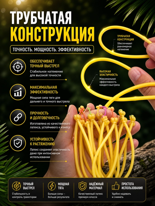 Готовые резинки для рогатки