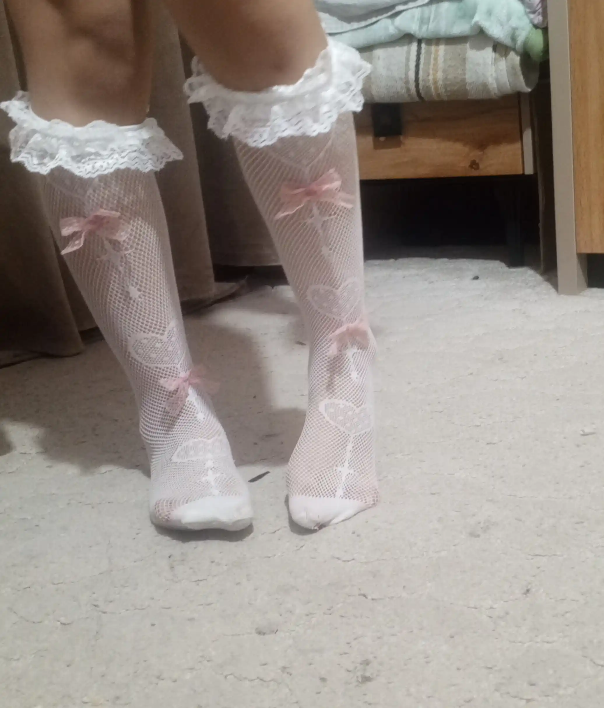 Гольфы для девочек и подростков для школы, аниме, декоративными шнуровками, кружевные Y2K