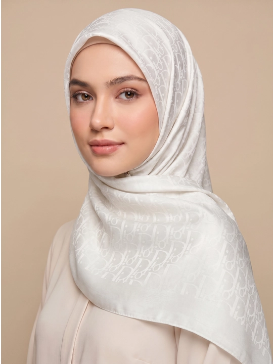 Ro‘mol ayollar uchun, hijob 100×100, Dior brendidan - 