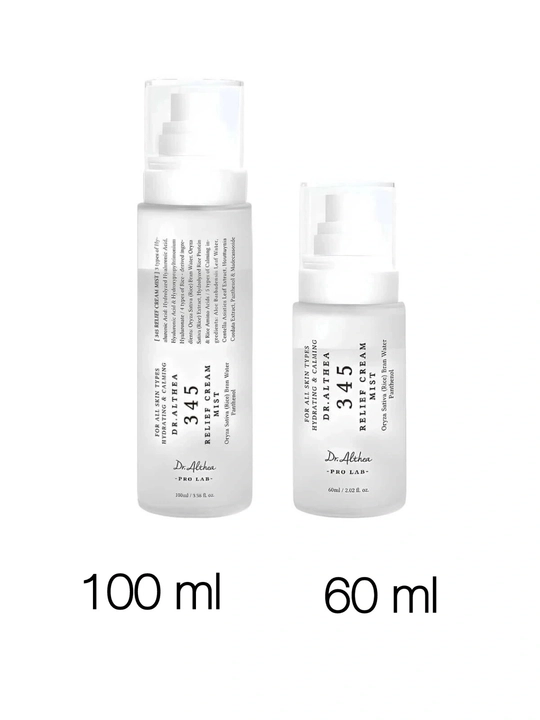 Dr.Althea 345 Relief Cream Mist namlovchi va tinchlantiruvchi yuz spreyi, 100, 60ml - 