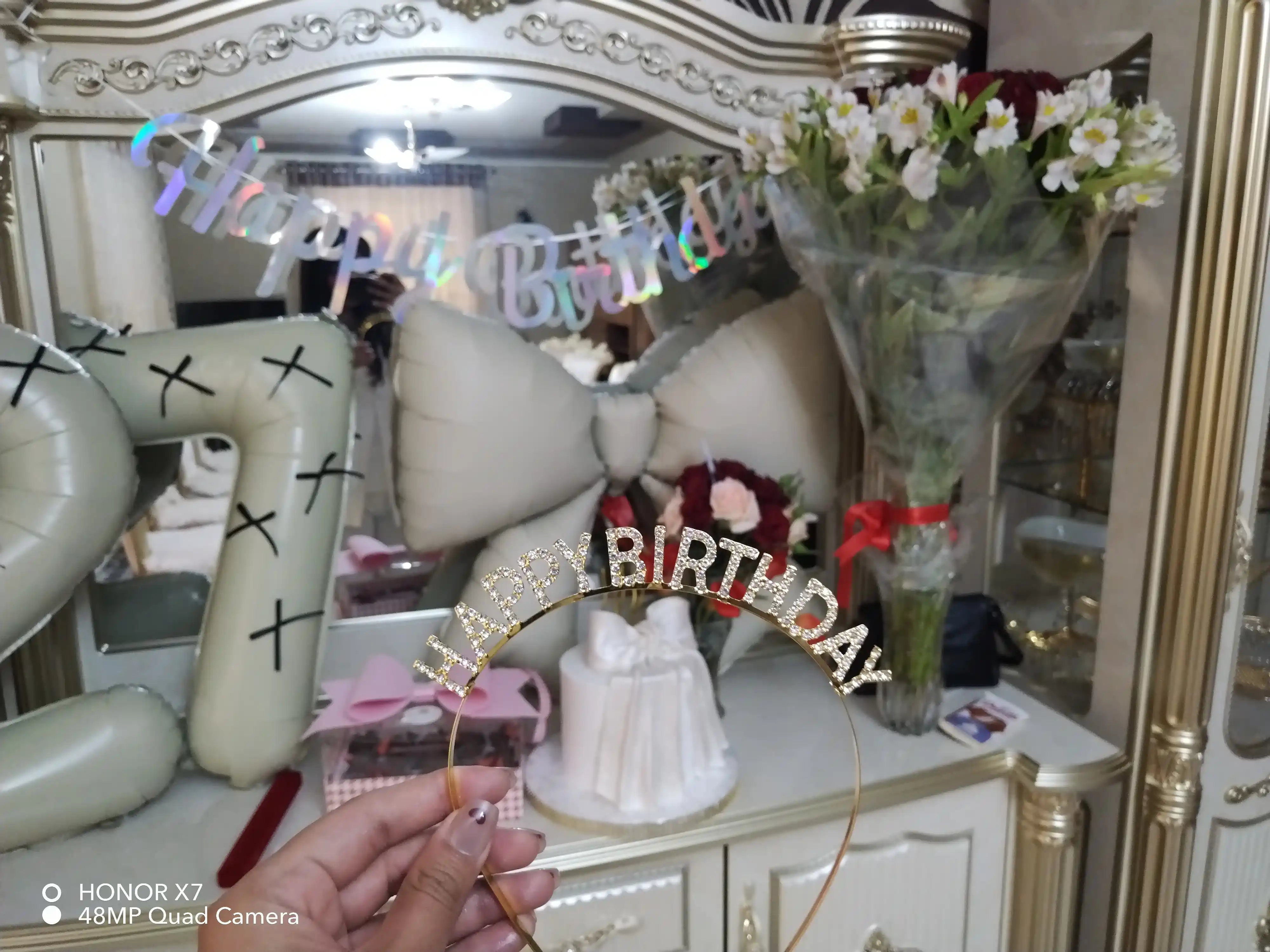 Ободок для день рождения HAPPY BIRTHDAY