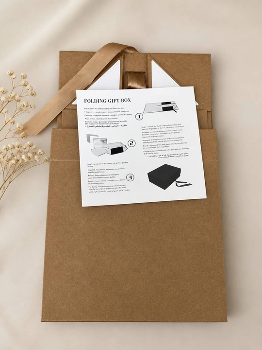 Sovg‘a qutisi oynali bantikli rozvi, malochniviy, jigarrang, ranglarda chiroyli gift box