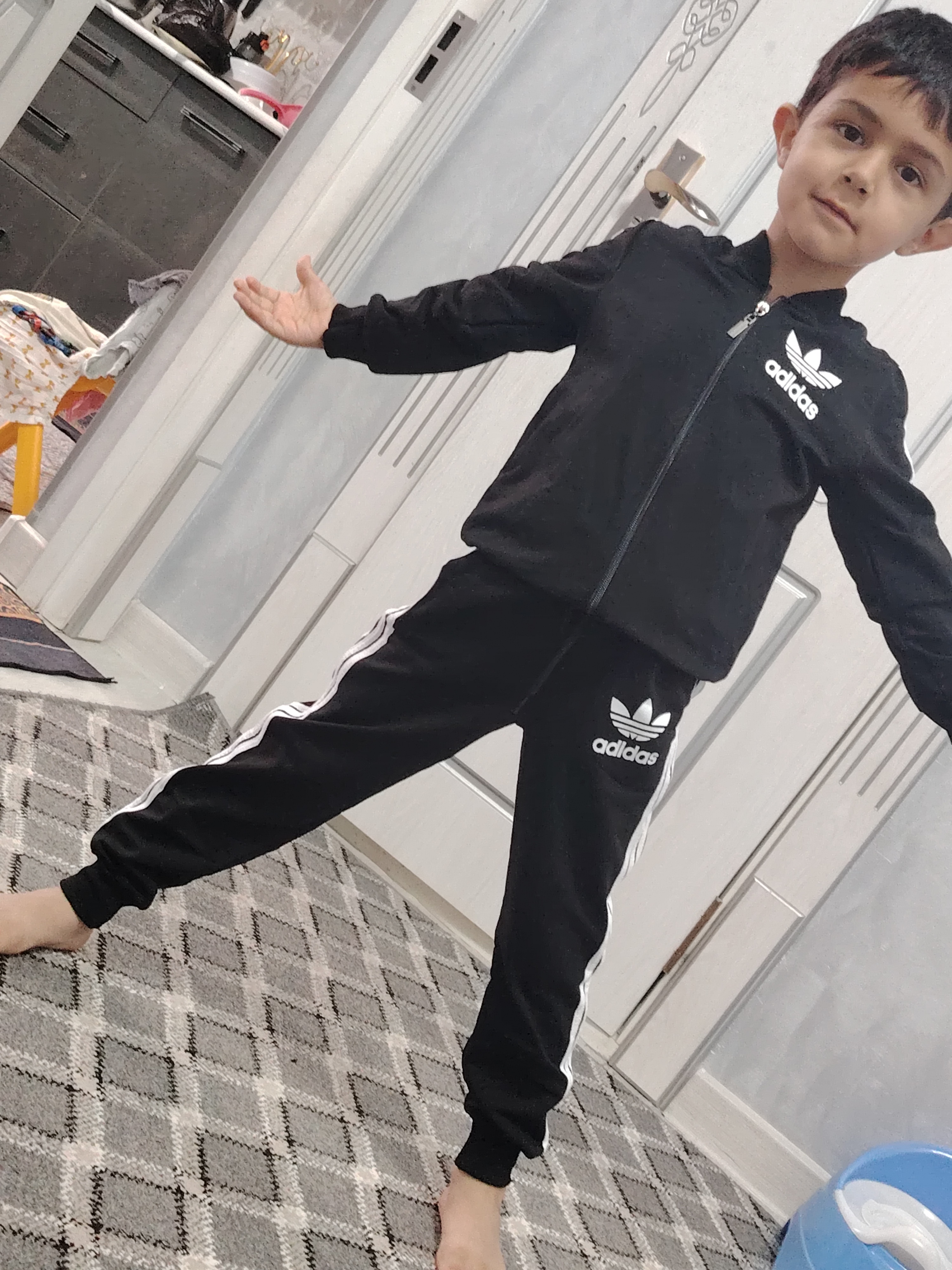 O'g'il bolalar uchun sport kostyumi, uch qismli, 2 yoshdan 12 yoshgacha bolalar uchun