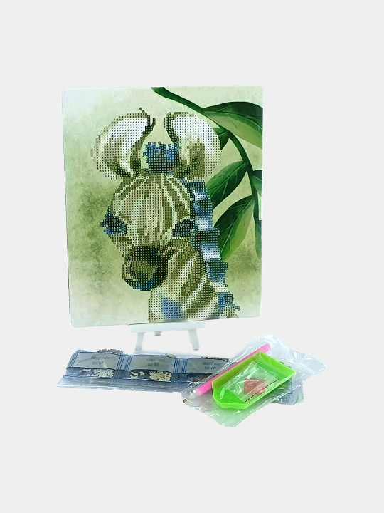 Olmosli mozaika "Zebra" (JA25B02) molybert bilan — Ijodiy to'plam