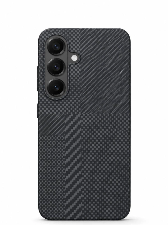 Карбоновый чехол для Samsung Galaxy S26, ударопрочный - 