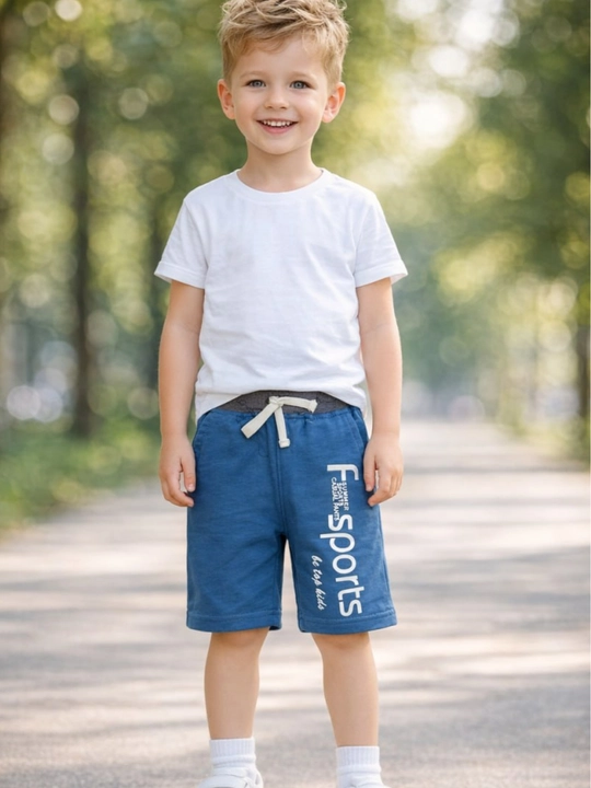 Шорты детские для мальчиков, х/б трикотаж, 3-7 лет - 