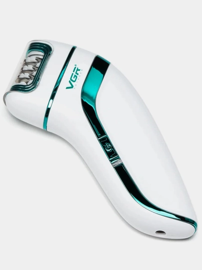 Epilyator ayollar uchun VGR 3v1, simsiz trimmer va tovon tozalagich, pemsa, epelyator