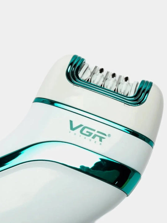 Epilyator ayollar uchun VGR 3v1, simsiz trimmer va tovon tozalagich, pemsa, epelyator