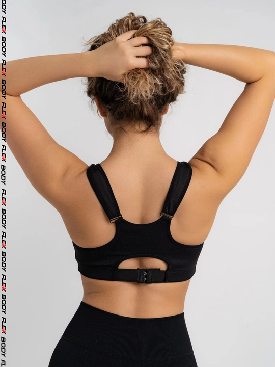 Body Flex ayollar sport topi, zamokli krop-top bra S-5XL