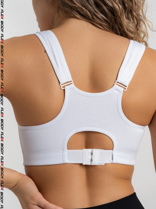 Body Flex ayollar sport topi, zamokli krop-top bra S-5XL