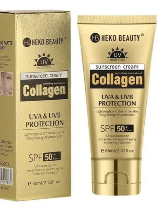 Kollagenli quyoshdan himoya kremi SPF 50+ UVA/UVB, 60 ml - 