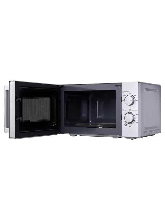 Mikroto‘lqinli pech Artel MWM 0120 Grey, 20L, mexanik boshqaruv, tez isitish, kompakt