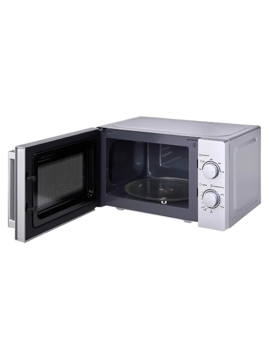 Mikroto‘lqinli pech Artel MWM 0120 Grey, 20L, mexanik boshqaruv, tez isitish, kompakt
