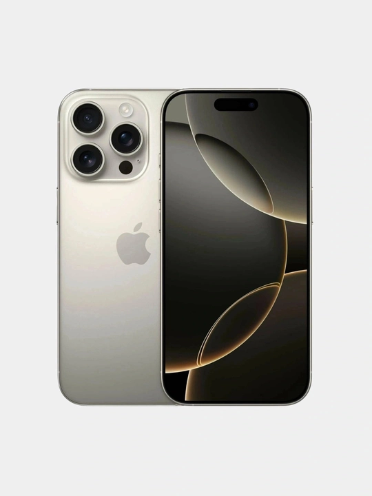 Smartfon iPhone 16 Pro, Pro Max, 128, 256 GB, 1-SIM, Dual-SIM, g'ilof va oyna sovg'aga