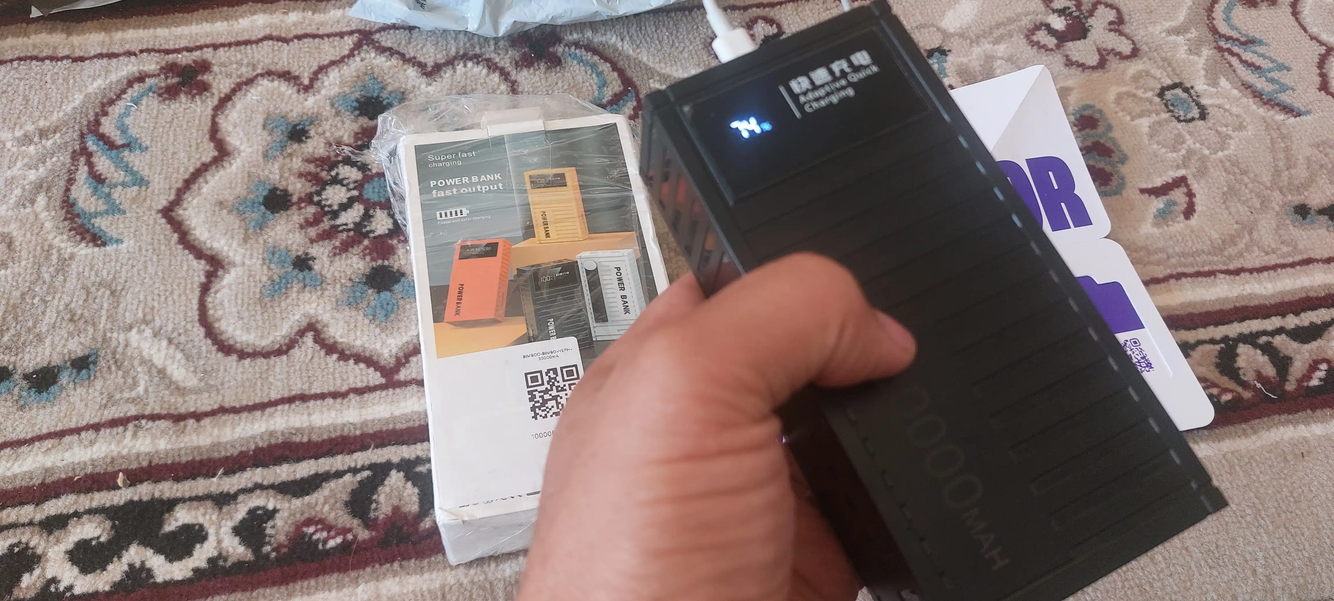 Power bank 66-22.5w 20.000-50.000 mA/s hajm, Tezkor quvvat